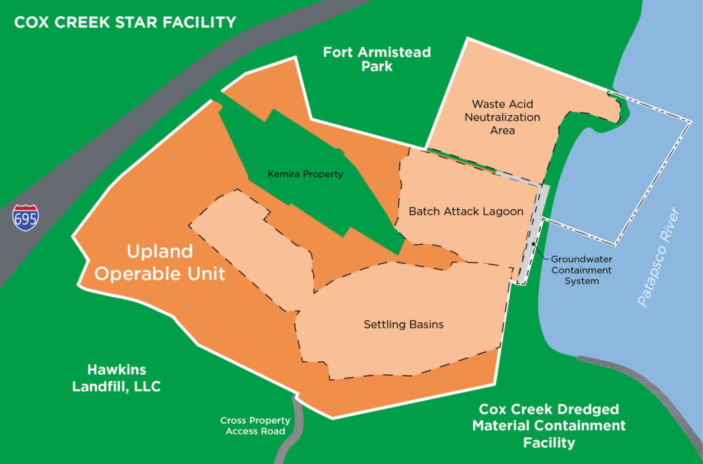 Cox Creek Star Facility map